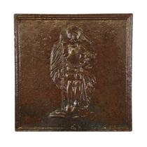 Maison Leon Van den Bogaert Plaque de cheminée en fonte de la garde espagnole