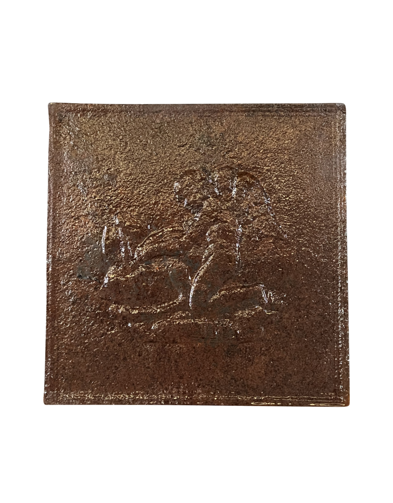 Plaque De Cheminée En Fonte Ange Et Cheval