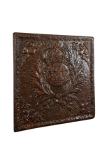 Maison Leon Van den Bogaert Plaque De Cheminée Carrée Armoiries Du Roi De France