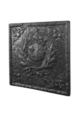 Maison Leon Van den Bogaert Plaque De Cheminée Carrée Armoiries Du Roi De France