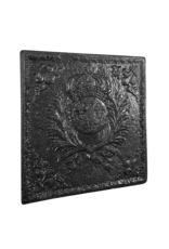 Maison Leon Van den Bogaert Plaque De Cheminée Carrée Armoiries Du Roi De France