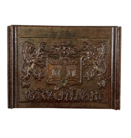 Maison Leon Van den Bogaert Nobili Coat of Arms — 49 cm High