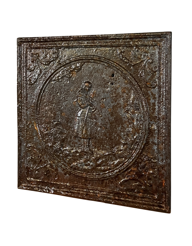 Plaque De Cheminée Jeanne D'arc Chevalier Pour La France