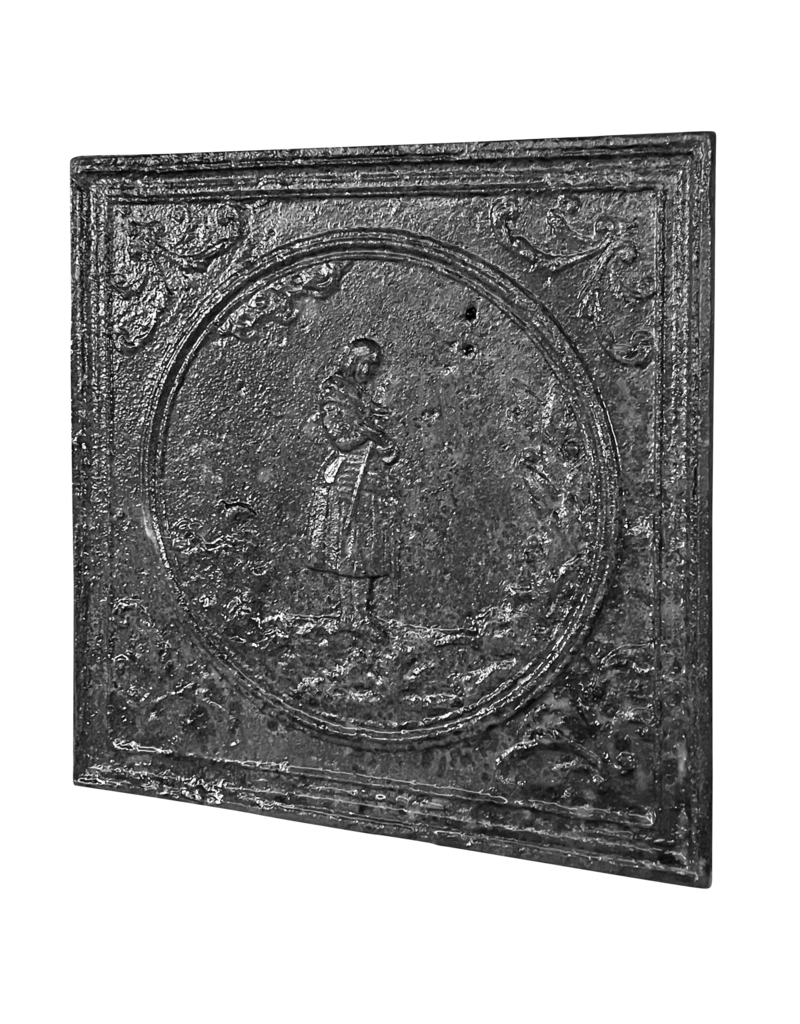 Plaque De Cheminée Jeanne D'arc Chevalier Pour La France