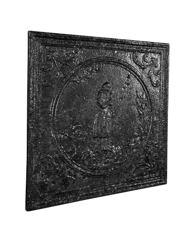 Plaque De Cheminée Jeanne D'arc Chevalier Pour La France