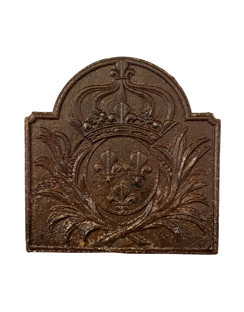 Maison Leon Van den Bogaert Placas De Pared De Hierro Fundido Del Rey De Francia.