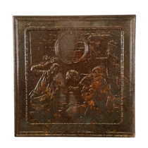 Maison Leon Van den Bogaert The Inn Wall Plate in Cast Iron — 65 cm High