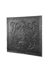 Plaque De Cheminée Aux Motifs Décoratifs Élégants