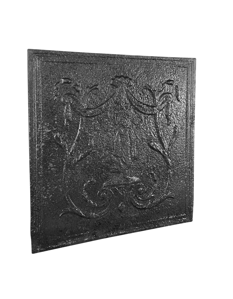 Maison Leon Van den Bogaert Plaque De Cheminée Aux Motifs Décoratifs Élégants