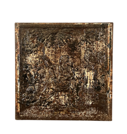 Maison Leon Van den Bogaert Placa De Chimenea Con Pátina