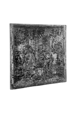 Maison Leon Van den Bogaert Französische Antiquitäten-Kaminplatten mit Patina