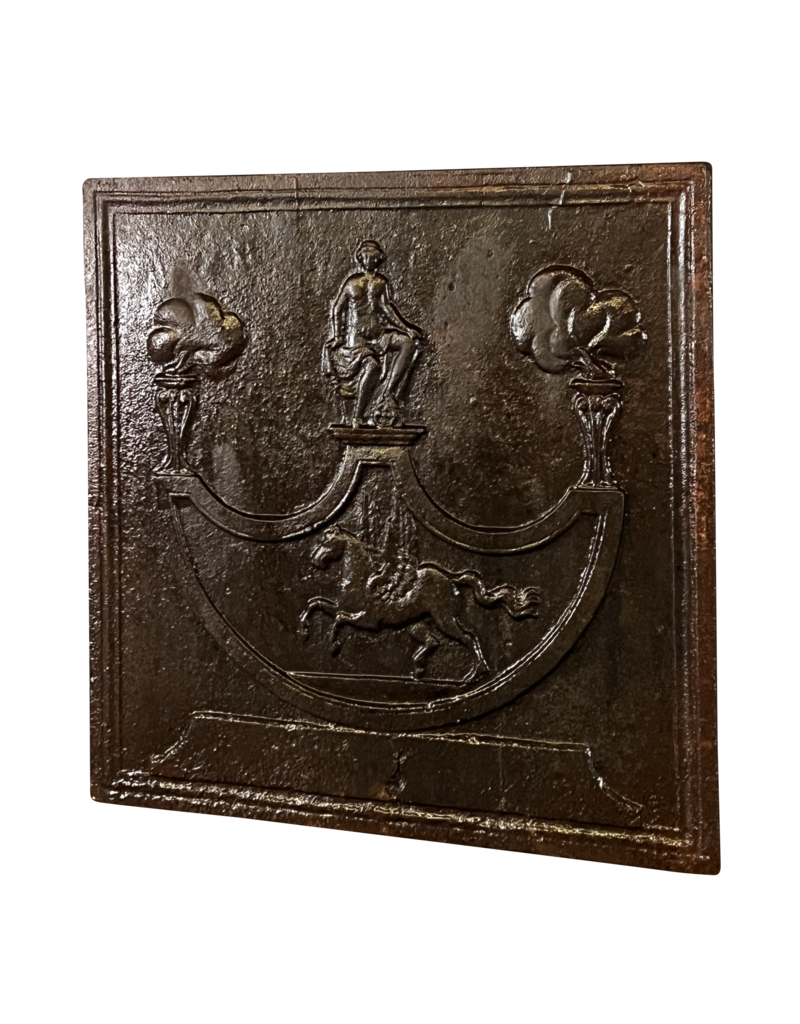 Maison Leon Van den Bogaert Pegasus Horse Fireplace Wall Plate
