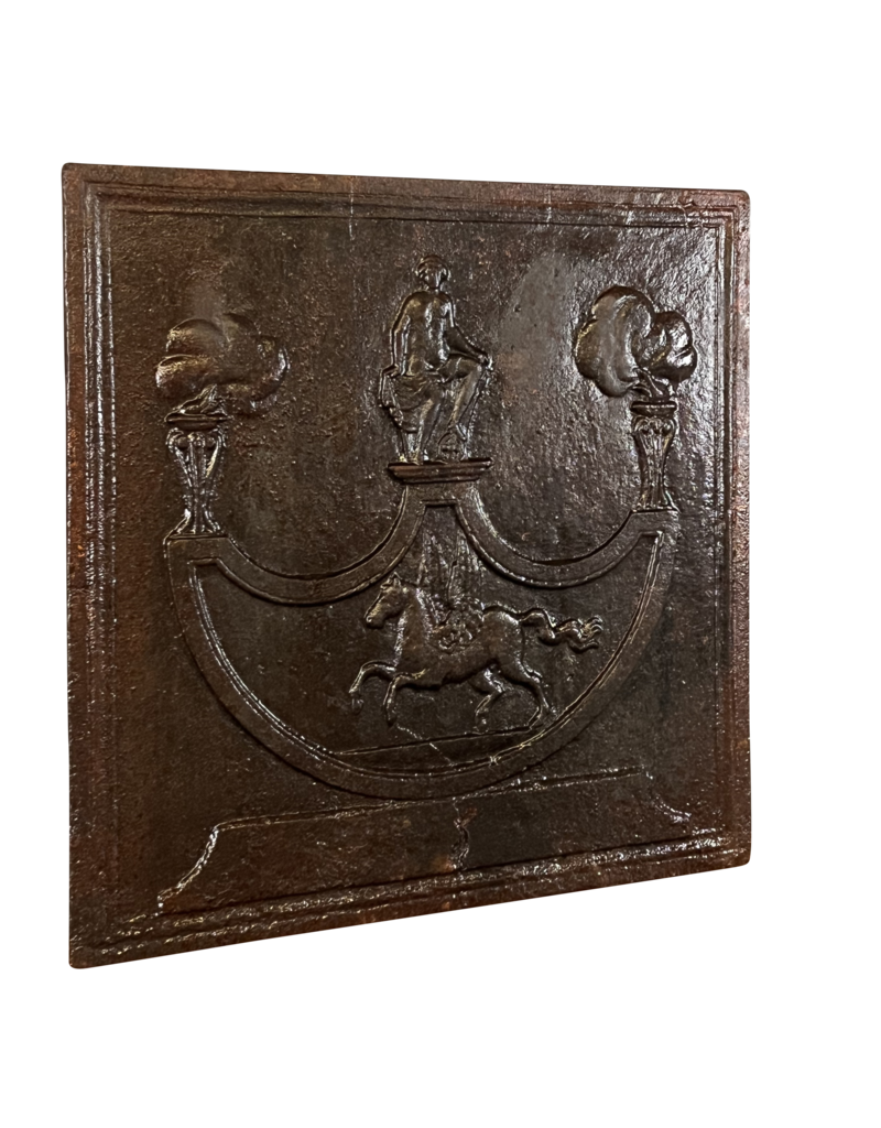 Maison Leon Van den Bogaert Pegasus Horse Fireplace Wall Plate