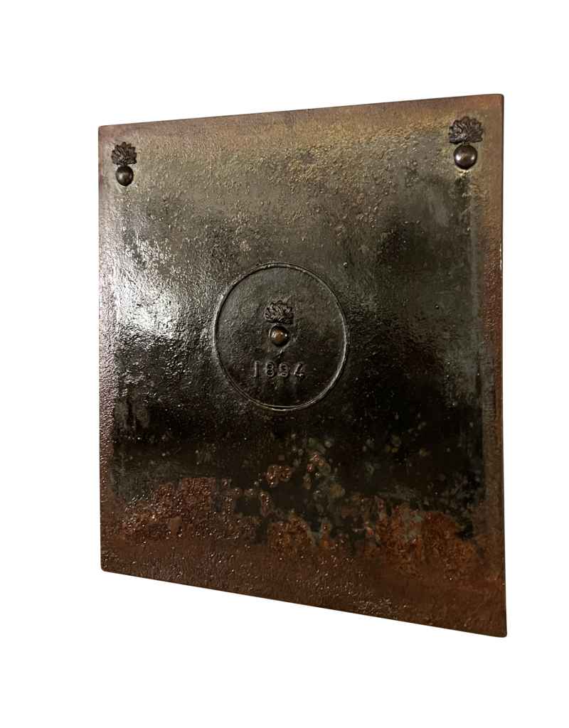 Maison Leon Van den Bogaert 1894 Cast Iron Plate La Fayette Galeries Opening