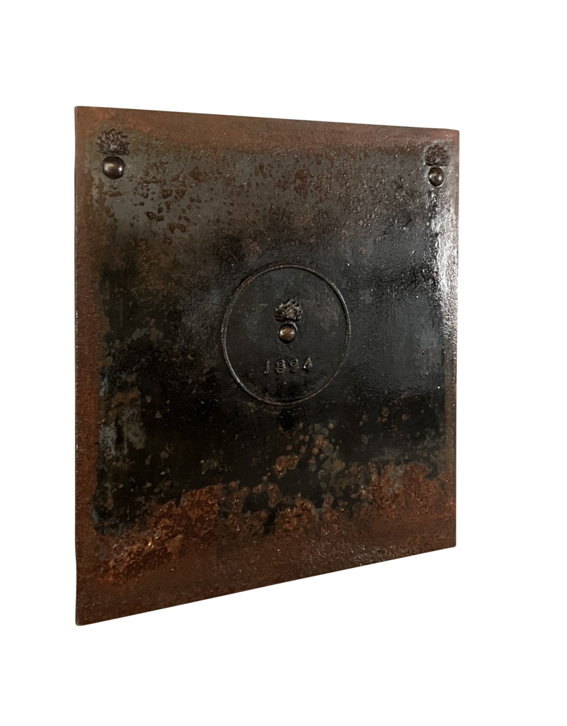 Maison Leon Van den Bogaert 1894 Cast Iron Plate La Fayette Galeries Opening