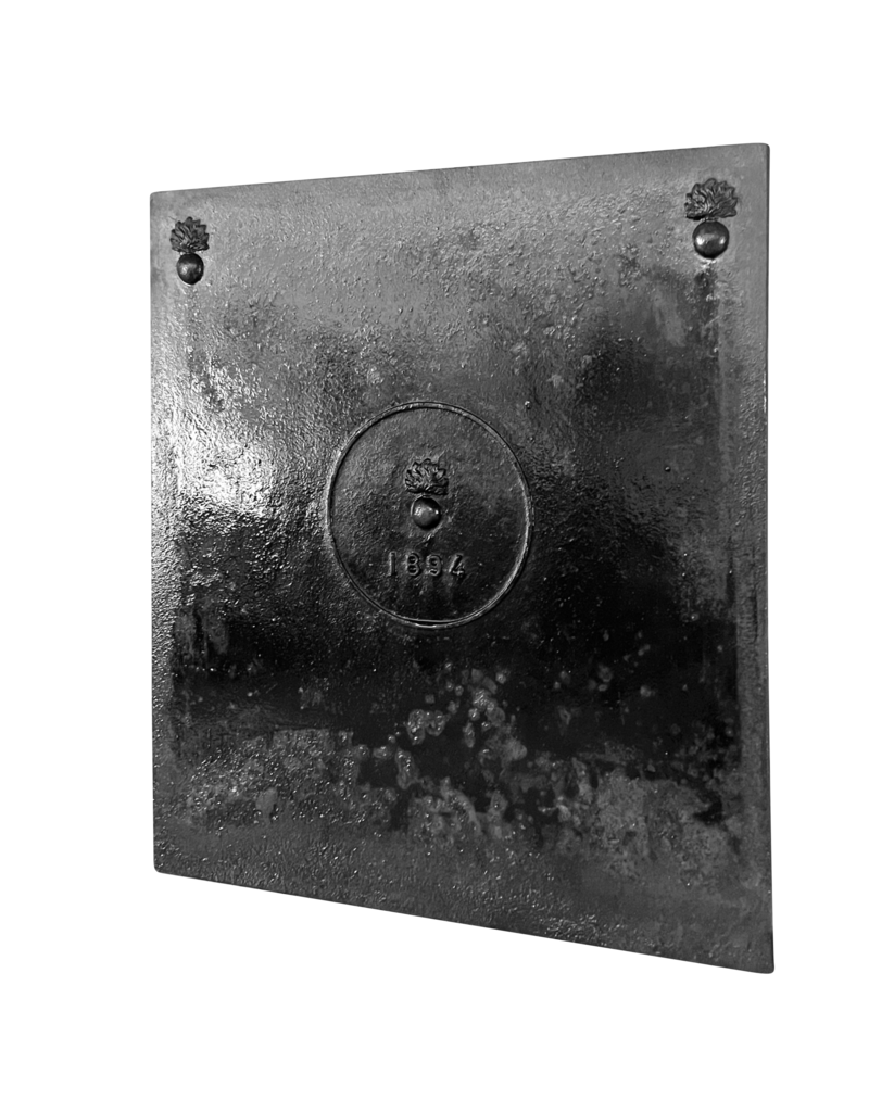 Maison Leon Van den Bogaert 1894 Cast Iron Plate La Fayette Galeries Opening