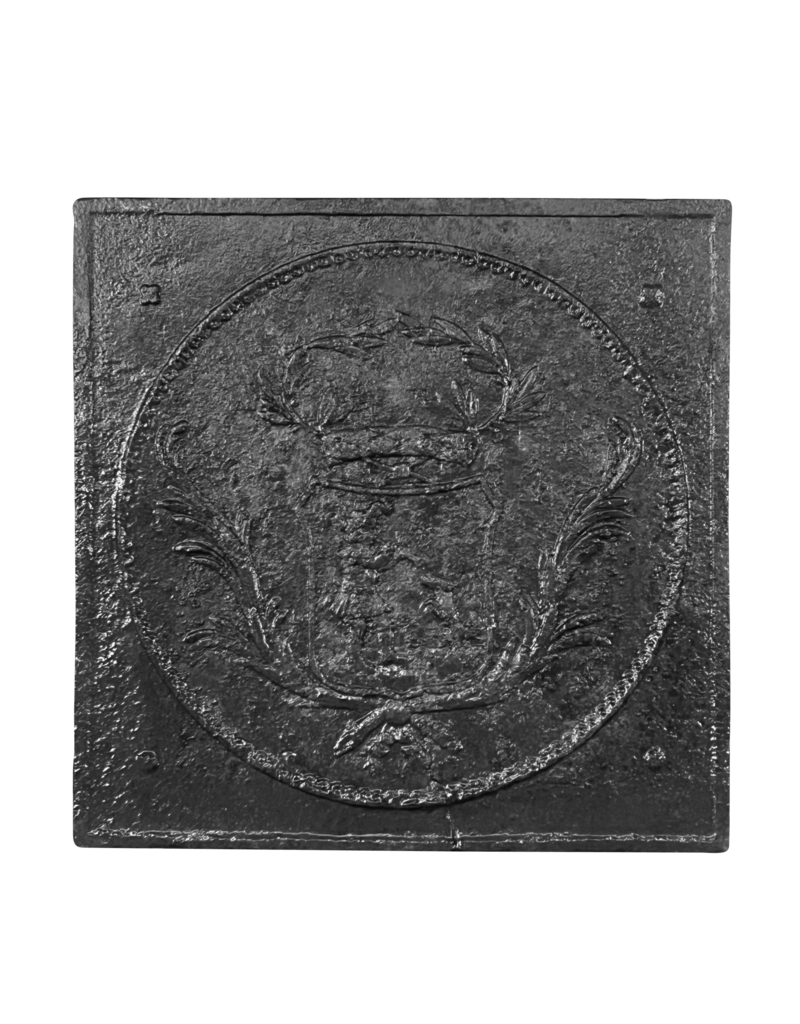 Maison Leon Van den Bogaert Haardplaten Gietijzeren Wapenschild Frans
