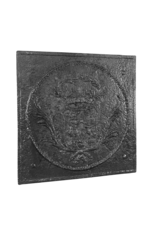 Maison Leon Van den Bogaert Plaque De Cheminée En Fonte Avec Armoiries Françaises