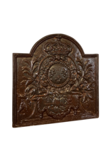 Maison Leon Van den Bogaert Plaque De Cheminée Avec Armoiries Du Roi De France