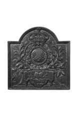 Plaque De Cheminée Avec Armoiries Du Roi De France