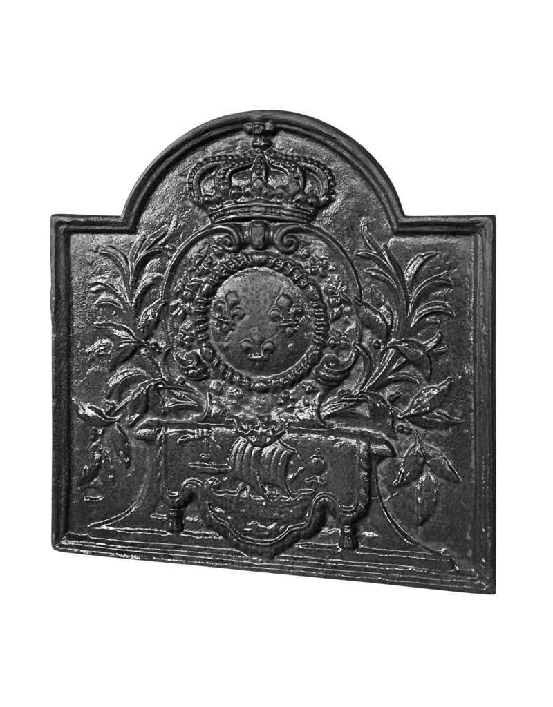 Maison Leon Van den Bogaert French Coat of Arms King of France Fireback