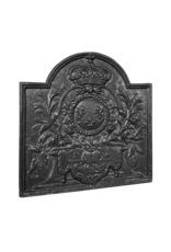 Maison Leon Van den Bogaert Fondo De Chimenea Con Escudo Del Rey De Francia