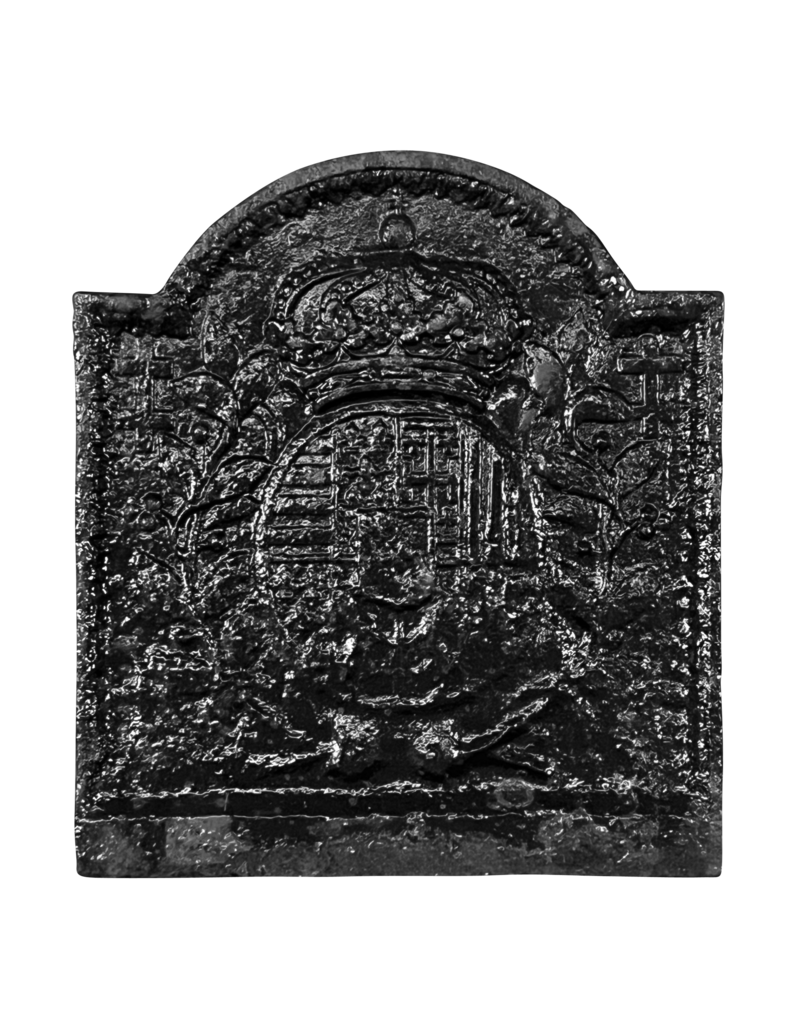 Maison Leon Van den Bogaert Fireplace Accessories With Coat of Arms