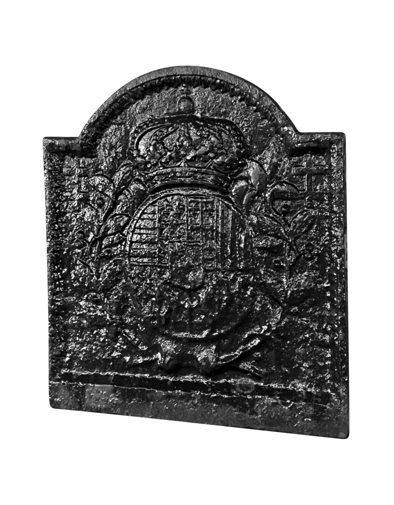 Maison Leon Van den Bogaert Accessoires De Cheminée Avec Blason