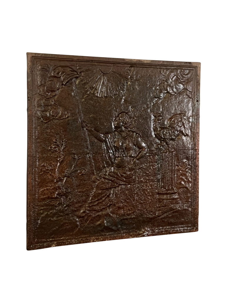 Maison Leon Van den Bogaert Fireplace Plates From france With Rooster