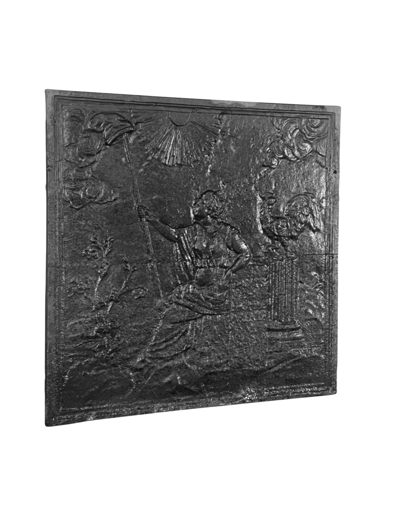Maison Leon Van den Bogaert Plaque De Cheminée De France Avec Coq