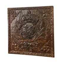 Maison Leon Van den Bogaert Wandplatte mit Wappen des königs von Frankreich