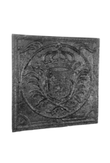 Maison Leon Van den Bogaert Fondo De Chimenea Con Escudo De Los Reyes De Francia