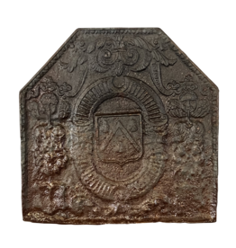 17th Century Coat Of Arms Fireback