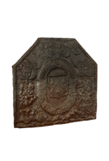 Maison Leon Van den Bogaert Fondo De Chimenea Con Escudo Del Siglo Xvii.