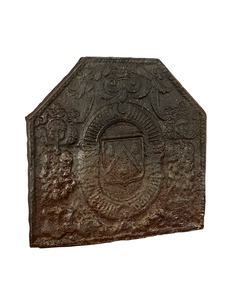 17th Century Coat Of Arms Fireback