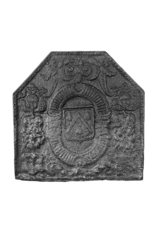 Maison Leon Van den Bogaert Wappen-Kaminplatte aus dem 17. Jahrhundert