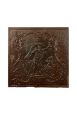 Maison Leon Van den Bogaert Wandplatte aus Gusseisen „Der Alchemist“