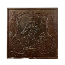 Maison Leon Van den Bogaert De alchemist wandplaat in gietijzer — 60 cm hoog