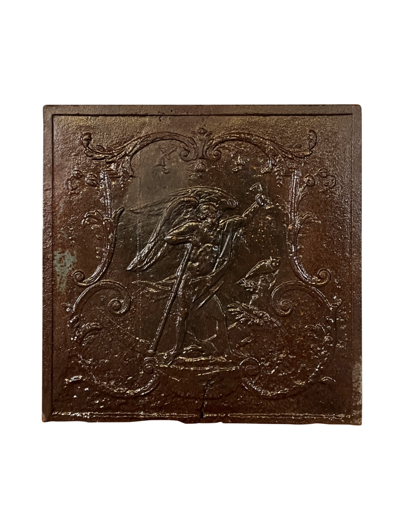 Maison Leon Van den Bogaert Wandplatte aus Gusseisen „Der Alchemist“