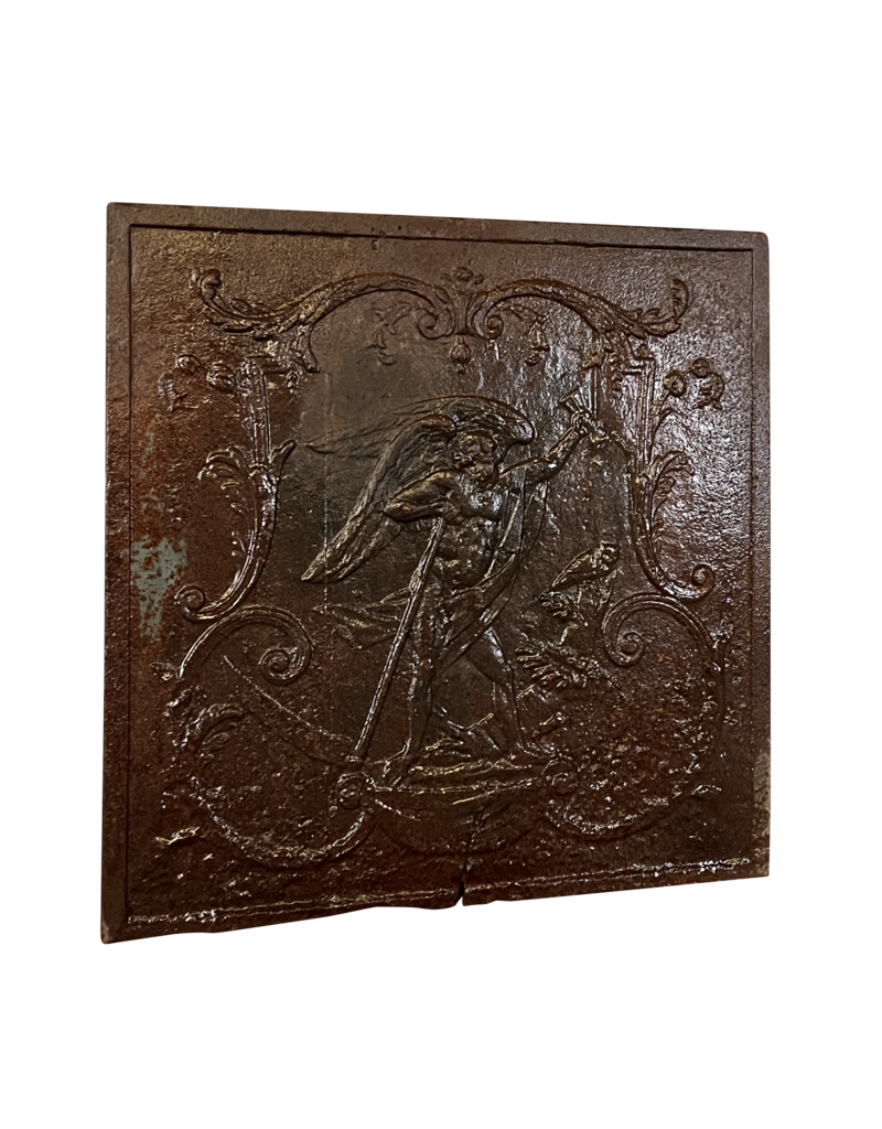 Maison Leon Van den Bogaert Wandplatte aus Gusseisen „Der Alchemist“