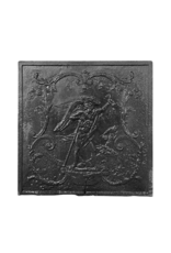 Maison Leon Van den Bogaert Wandplatte aus Gusseisen „Der Alchemist“