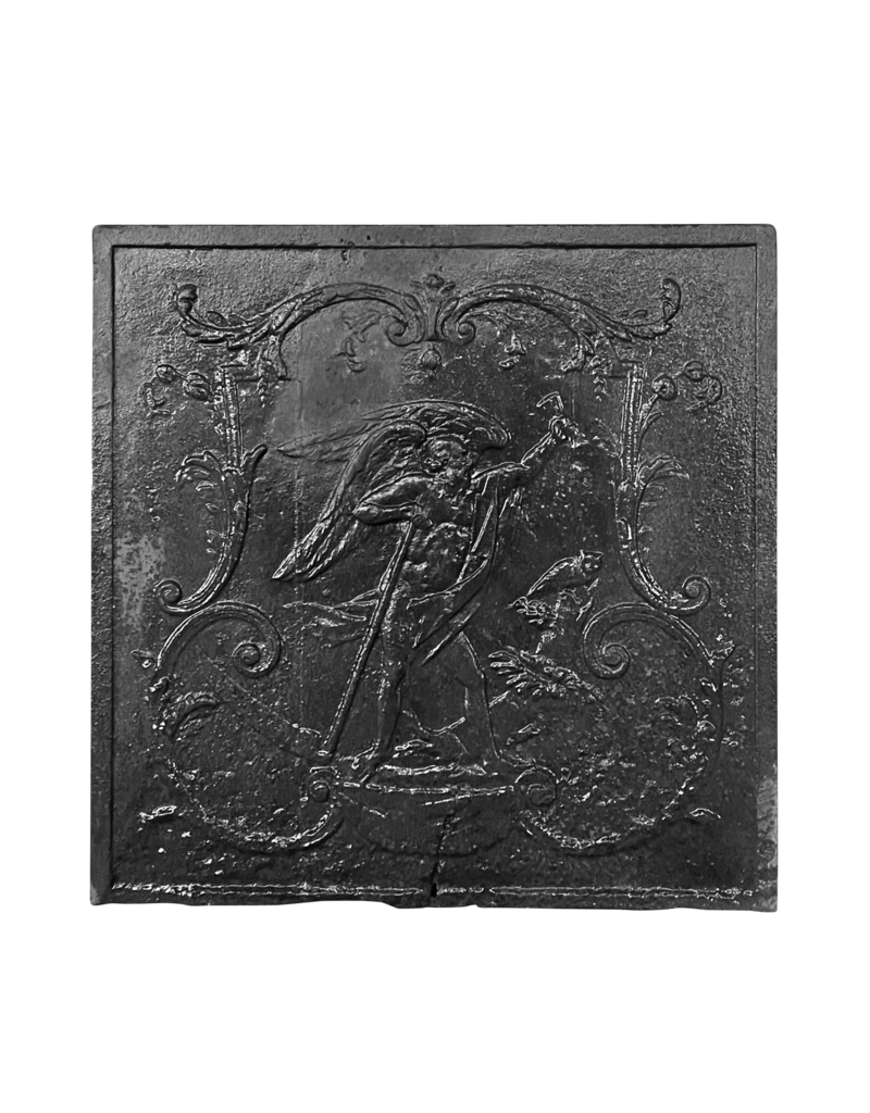 Maison Leon Van den Bogaert Wandplatte aus Gusseisen „Der Alchemist“