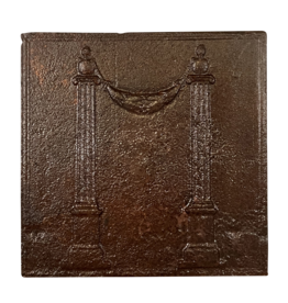 Maison Leon Van den Bogaert Louis XVI Fireback — 56 cm High
