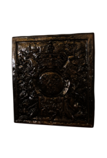 Maison Leon Van den Bogaert Plaque De Cheminée Antiquités Françaises Armoiries Exceptionnelles
