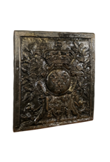 Maison Leon Van den Bogaert Uitzonderlijke Antieke Haardplaat Wapenschild