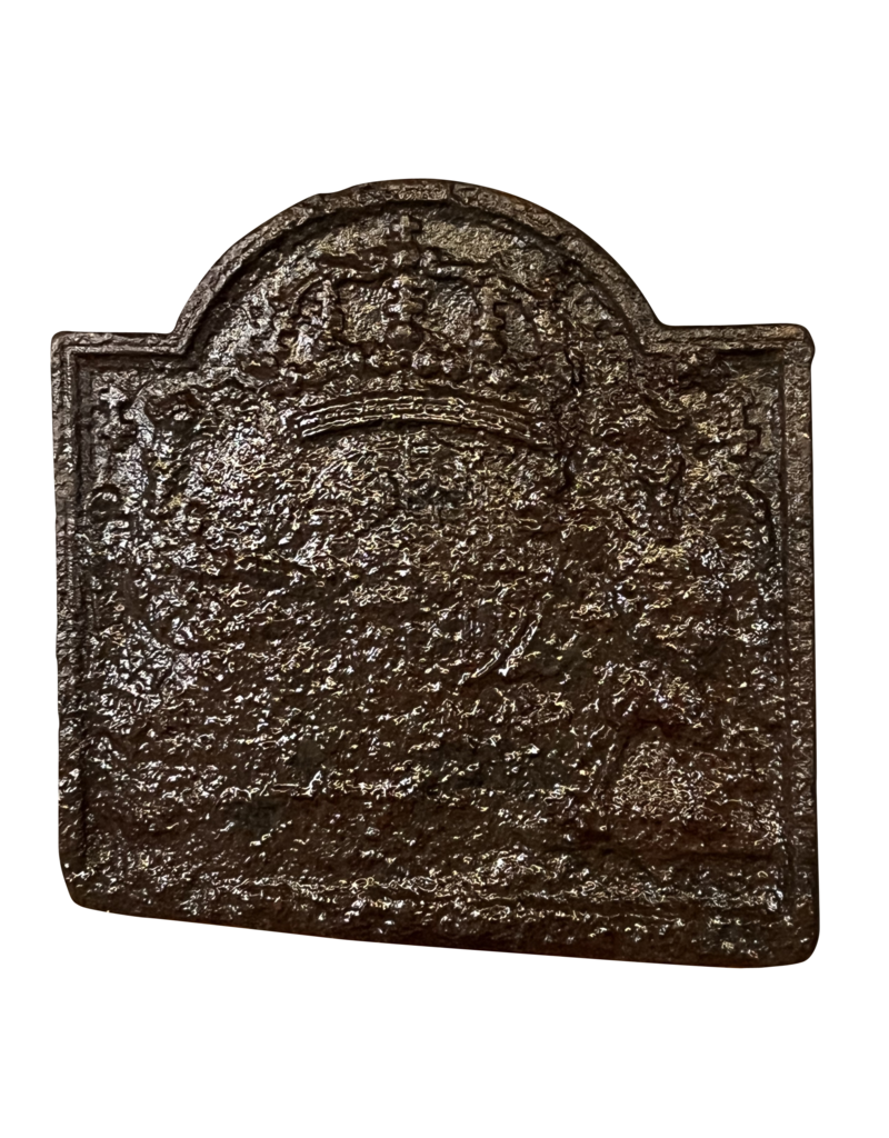 Maison Leon Van den Bogaert Rustic Fireback French Coat of Arms