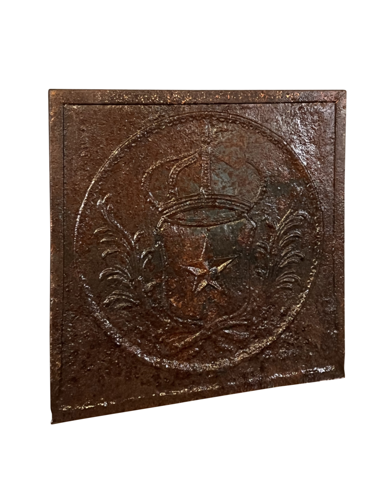 Maison Leon Van den Bogaert Plaque Murale Avec Armoiries Nobili Françaises