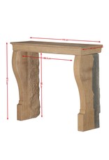 Maison Leon Van den Bogaert Antike Kamine aus Frankreich beigem Stein