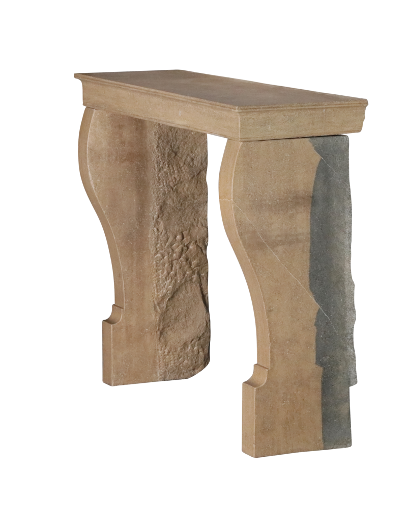 Maison Leon Van den Bogaert Antieke Open Haard Uit Frankrijk In Beige Steen