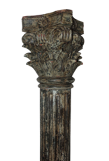 Maison Leon Van den Bogaert Par De Columnas Antiguas De Madera